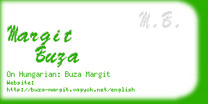 margit buza business card